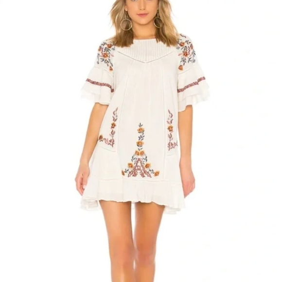 Free People Pavlo Mini Dress - Med - Picture 2 of 5